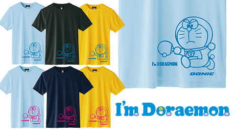 DONIC I'm DORAEMON 卓球 Tシャツ A