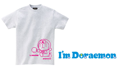 DONIC-JAPAN] DONIC Im DORAEMON コットン 卓球 Tシャツ A